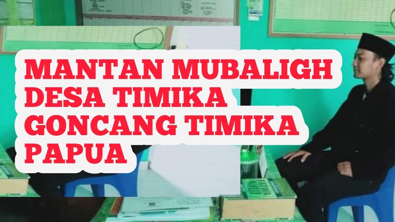 TIMIKA PAPUA BERGOYANG ❗ MANTAN MUBALIGH JOKAM TIMIKA NYATAKAN HIJRAH