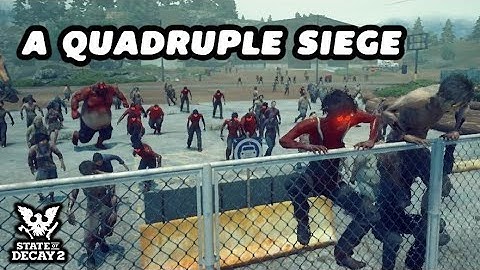 The BIGGEST ZOMBIE SIEGE You will Ever See [State of Decay 2 Lethal Zone]