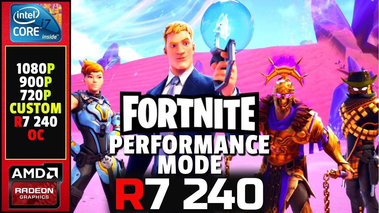 Fortnite Performance Alpha Mode | R7 240 | I5 3570 | 16gb Ram