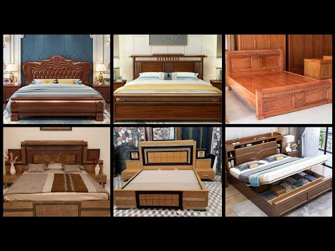 Top 40 modern wooden bed design/Double bed design/Box bed