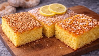 بسبوسة ماشي بحال جميع البسبوسات سهلة وسريعة التحضير وهشيشة بمكونات بسيطة