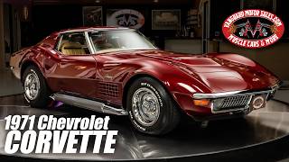 1971 Chevrolet Corvette Ls5 454365 For Sale Vanguard Motor Sales
