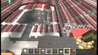 Minecraft Hockey Arena Time-lapse Part 1