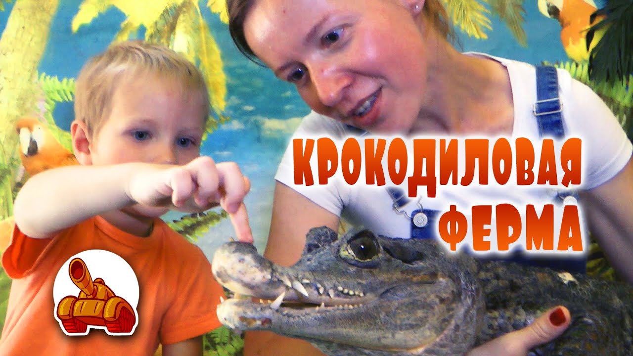 Крокодиловая Ферма Контактный Зоопарк Развлечение для Детей | Croc Farm Entertainment Children Zoo