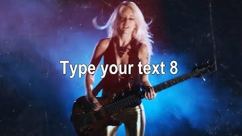 Create a Rock Slideshow Video with Smoke Transition Effect - MakeWebVideo.com