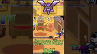 Lancer pulls  a SUPER and some special moves! #Deltarune #fightinggames #gaming #videogames #mugen