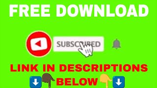 Youtube Subscribe Button and Bell Icon Animation (FREE TEMPLATE ) + free Download link