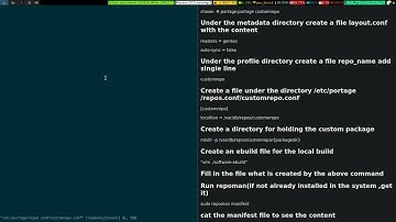 How To Make CustomRepo And Ebuild On Gentoo 2022_05_12_03:55:45
