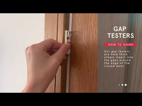 How to check fire door gaps