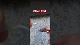 How to Clean Phone Charging Port #shorts