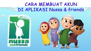 GAME NUSA RARA Video 3. Cara membuat akun di aplikasi Nussa & friends screenshot 4