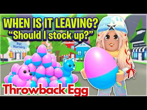 How to Get Throwback Eggs FAST in Adopt Me Before They Leave!