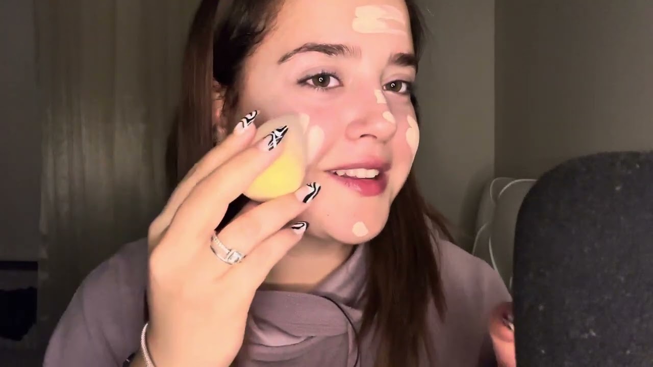 Bana makyaj yapıyoruz 💚💖 TÜRKÇE ASMR 🧿