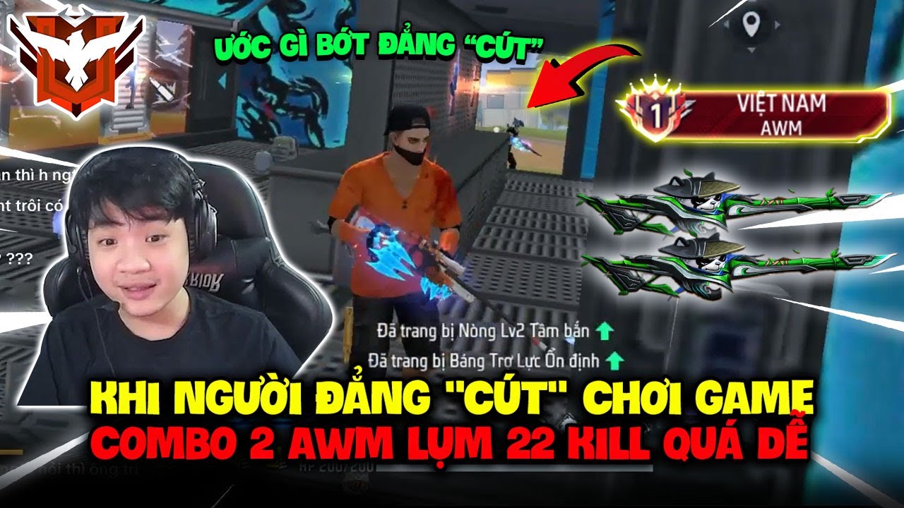 GHÉP THẾ GIỚI LỠ TAY LỤM 22KILL TOP 1 BẰNG AWM ĐỒNG ĐỘI BẤT NGỜ KHI BIẾT LÀ CHAM CÂN 5