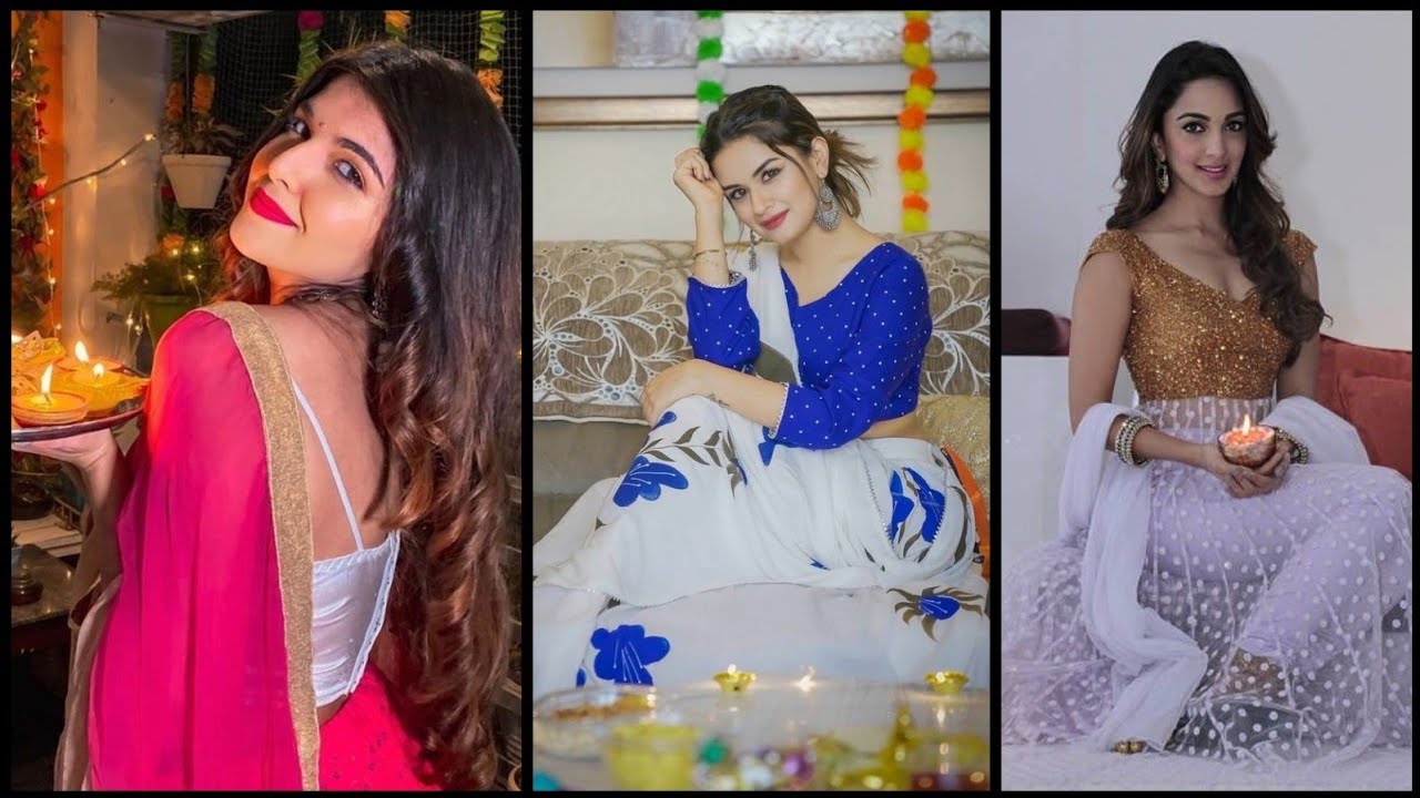 viral diwali Photoshoot poses / 