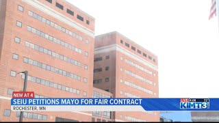 SEIU petitions Mayo Clinic for a better contract