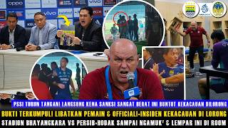 semua Bukti Terkumpul Pssi Turun Tanganinsiden Chaos Dilorong Stadionlempar Hodak Ngamuk Diroom