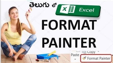 Excel Format Painter in Telugu