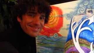 Anderson-Farah-Paints-Diana-Brazilian-Modern-Art-In-Alkmaar.wmv