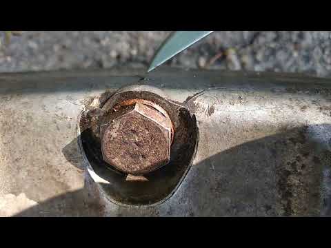 сливная пробка ,алюминиевый поддон,ещё не течет