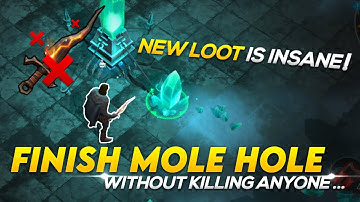 How to succeed WITHOUT KILLING in MOLE HOLE Frostborn