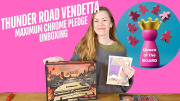 Thunder Road Vendetta Maximum Chrome Big Box & Folded Space Insert Unboxing - Queen of the Board