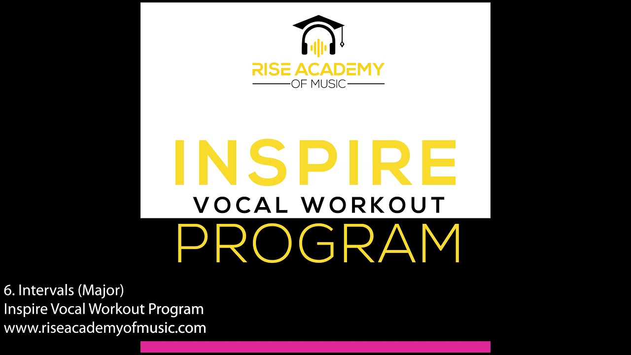 6.Intervals (Major) | Inspire Vocal Workout Program