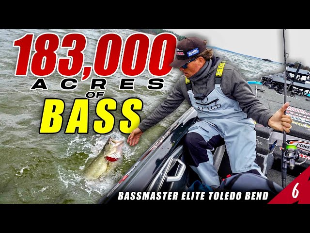 183,000 Acres of GIANT BASS - Bassmaster Elite Toledo Bend