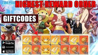 Highest Reward Order All 19 Codes 19 Giftcodes Highest Reward Order - How To Redeem Code