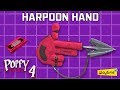 Poppy playtime chapter 4 new harpoon hand vhs tape tutorial