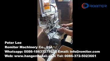 Automatic Plastic Hanger Metal Hook Assembling Machine