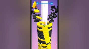 Stack ball game new gaming Video Android games Video Stack ball gaming Video 🎮 #stackball #shorts