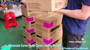 Carton Corner Labeling Machine, Automatic Case Corner Labeller