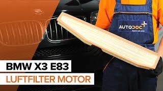 Demontering Motorluftfilter BMW - videoguide