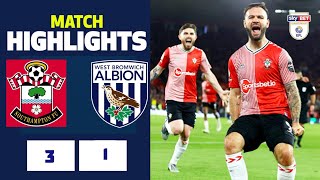 Southampton vs West Brom (3-1) Highlights | EFL championship PlayOff Semifinal | Adam Armstrong Goal
