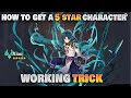 How to get a 5 star character | Working trick | Genshin Impact