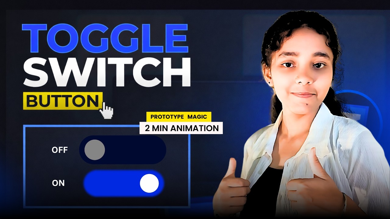 Figma Toggle Switch Button Component 🔥Create ON/OFF Switch with Smart ...