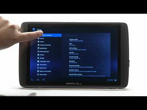 ARCHOS G9 Tablet - How-To pt. 5 - Connecting to the Internet