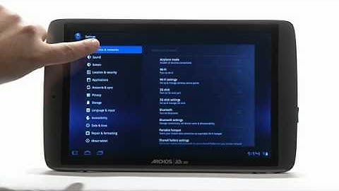 ARCHOS G9 Tablet - How-To pt. 5 - Connecting to the Internet