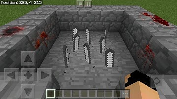 How To Make a Realistic Spike Trap in MCPE 1.2! (COMMAND BLOCK CREATION)