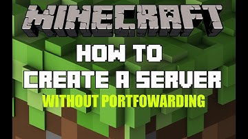 Tutorial // How to make a Minecraft server WITHOUT portfowarding or hamachi!