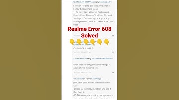 Solution of Realme error 608 | oRoaming problem UI 3.0 | popup coming contact customer care