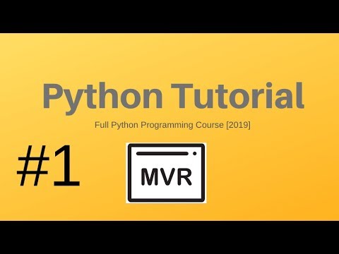 Python Tutorial for Beginners | Full Python Programming Course #1[2019 ...