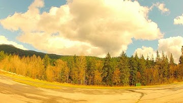 James flying his new Trex 700E V2