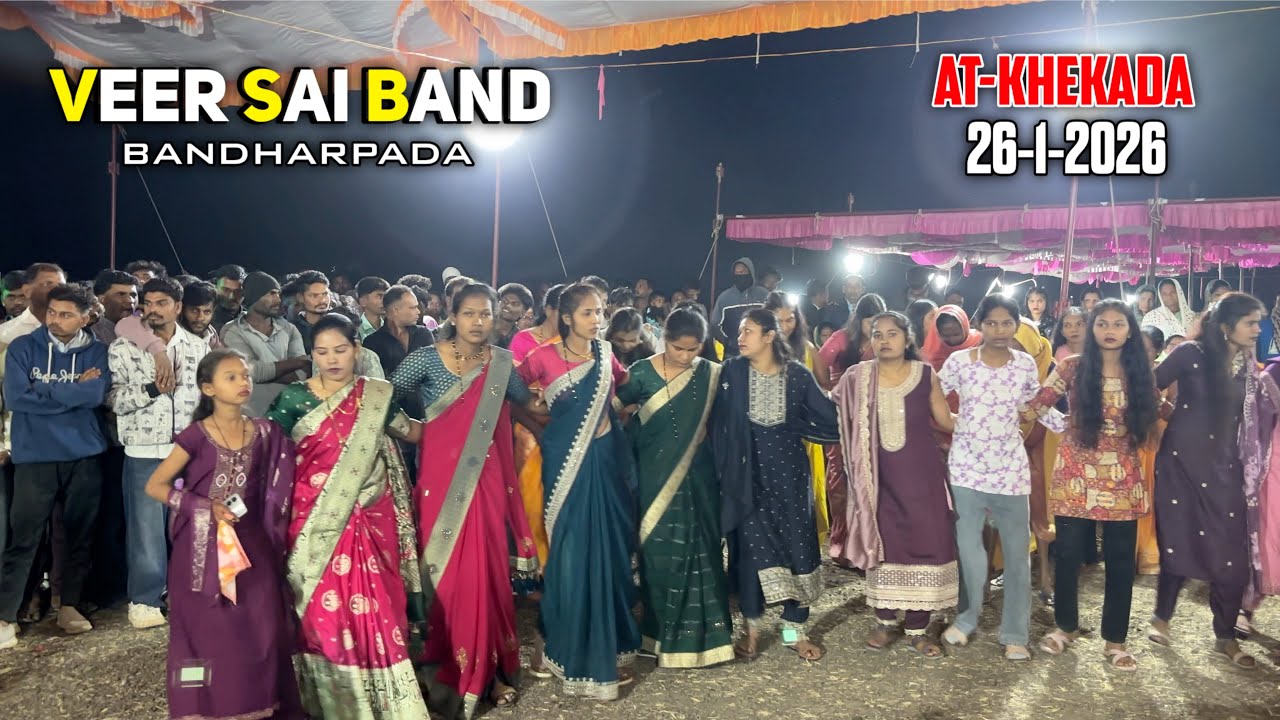 Veer Sai Band Bandharpada || New Trending Ton || At-Khekada 26-1-2026