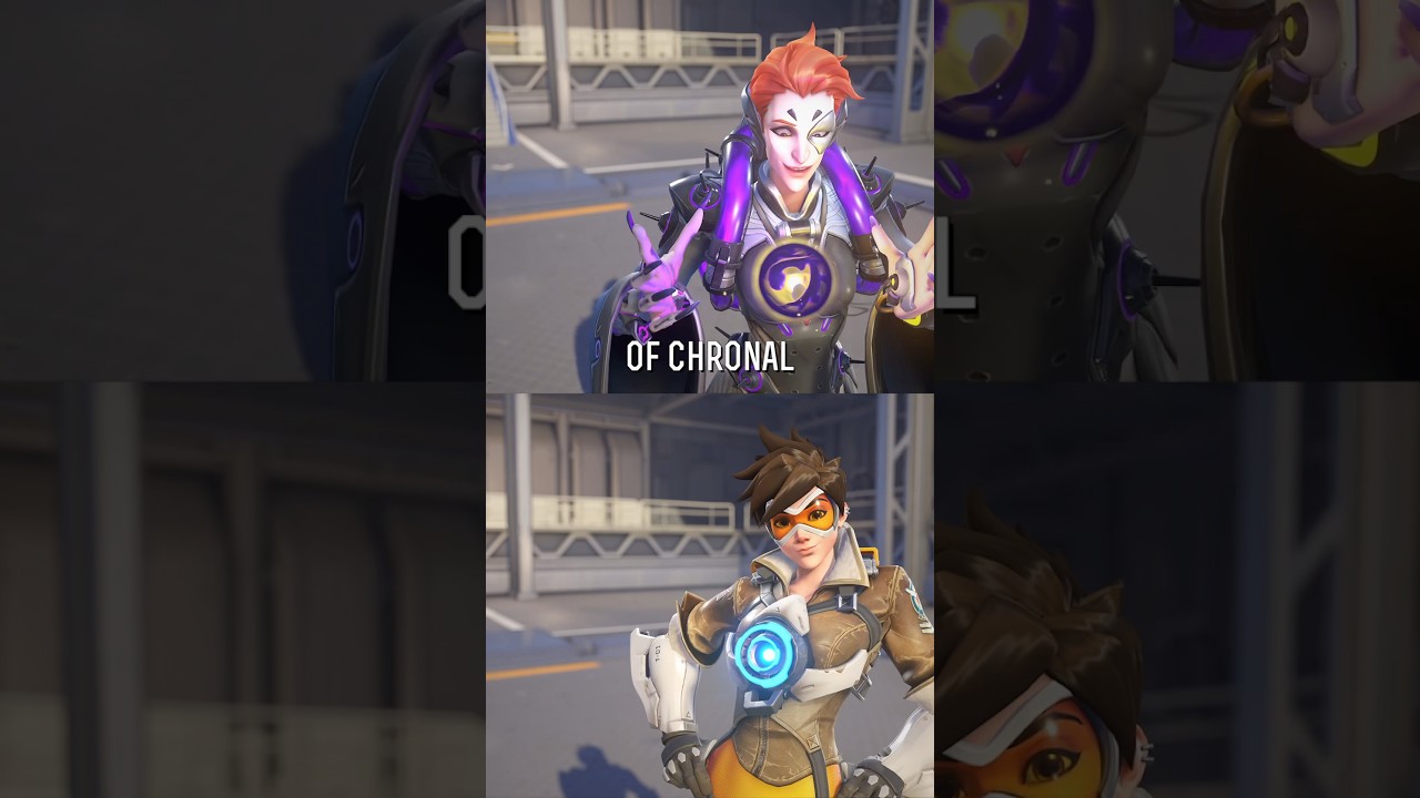 Moira and Tracer interaction - Overwatch 1 interaction