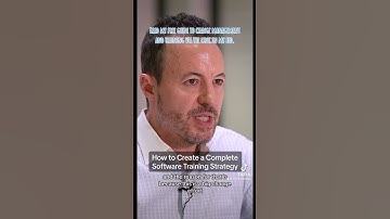 Creating a complete software training strategy for digital transformations and ERP implementations