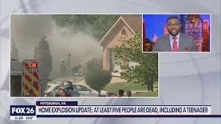 Home explosion in Pittsburgh, five people dead