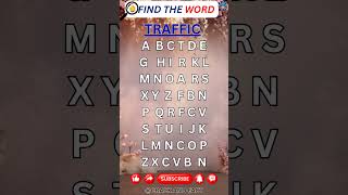Word Search Puzzle Challenge🔍|Find the Hidden Words#puzzlequiz#brainteaser#quiztime#funquiz#viral