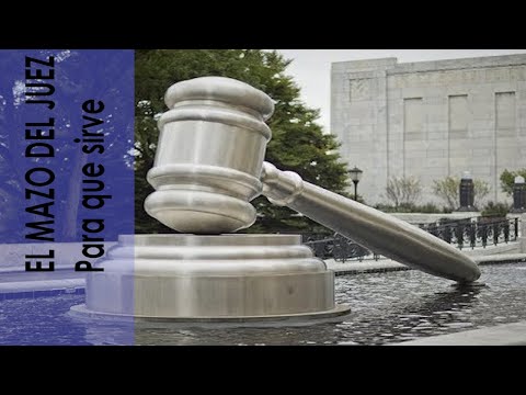 Video: Cómo Llegó A Ser El Mazo Del Juez